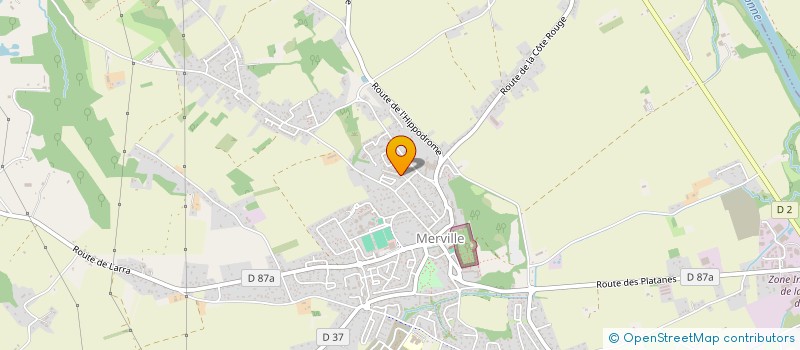 localisation de l'entreprise MADAME NICOLE ZEADE  MERVILLE