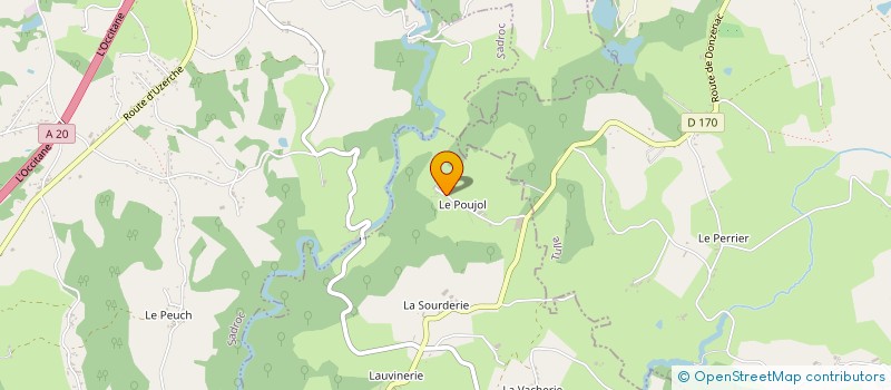 localisation de l'entreprise MADAME NICOLES POIROUX à SAINTE FEREOLE