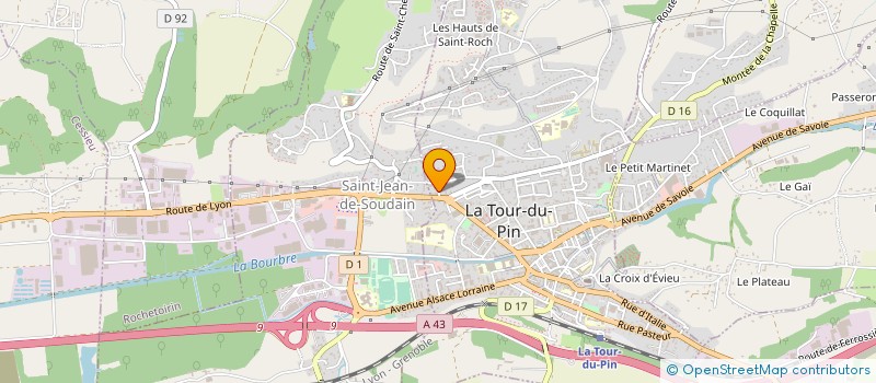 localisation de l'entreprise MADAME NICOLETA COVACI  LA TOUR-DU-PIN