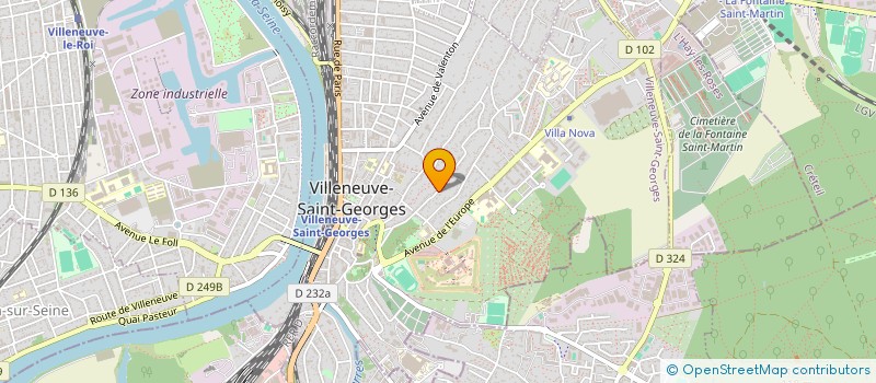 localisation de l'entreprise MADAME NICOLETA TOC  VILLENEUVE-SAINT-GEORGES