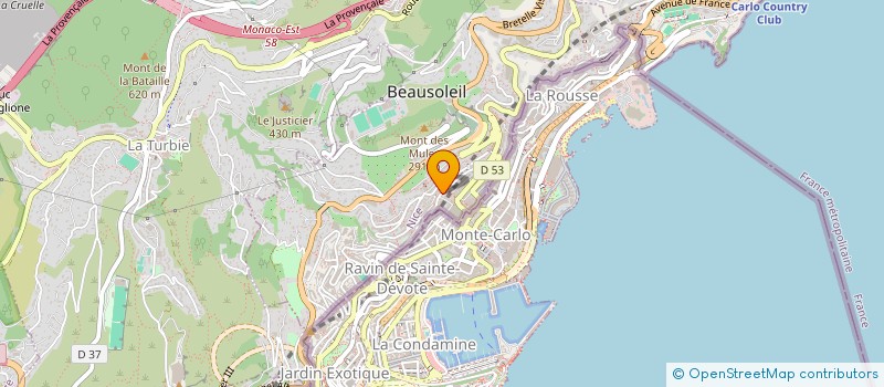 localisation de l'entreprise MADAME NICOLETTA SOCCOLINI  BEAUSOLEIL