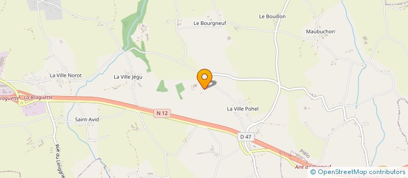 localisation de l'entreprise MADAME NICOLETTE BERBUSHE à PLELO
