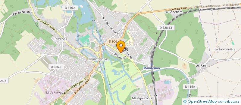 localisation de l'entreprise MADAME NICOLINA DE RAAD à MAINTENON