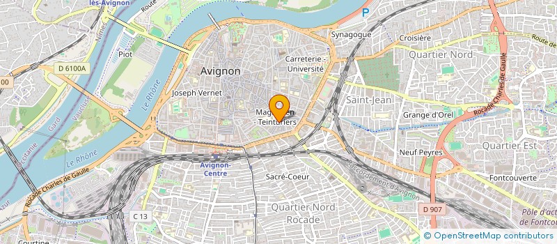 localisation de l'entreprise MADAME NICOLINA PORCINO  AVIGNON