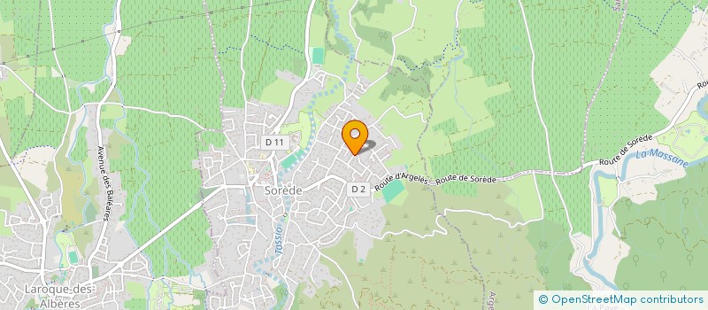 localisation de l'entreprise MADAME NICOLINE DE VRIES  SOREDE