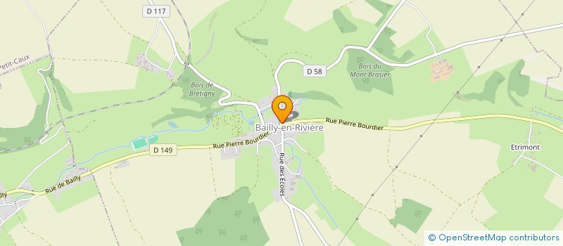 localisation de l'entreprise MADAME NICOLLE CAUSSE-CHENAUD  BAILLY-EN-RIVIERE