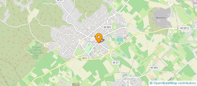 localisation de l'entreprise MADAME NICOLLE GACHET  PIGNAN