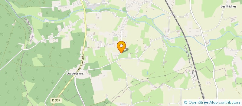 localisation de l'entreprise MADAME NICOLLE LELOUP  SAINT MARS D'OUTILLE