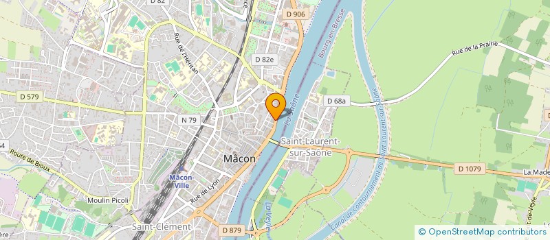 localisation de l'entreprise MADAME NICOLLE SCHUCK  MACON