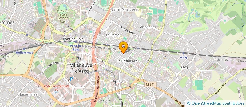 localisation de l'entreprise MADAME NIDAA ALBACHA à VILLENEUVE-D'ASCQ