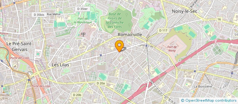 localisation de l'entreprise MADAME NIDAL EZZIGR à ROMAINVILLE