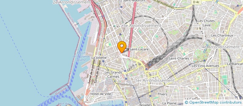 localisation de l'entreprise MADAME NIDHAL BOURICHE  MARSEILLE