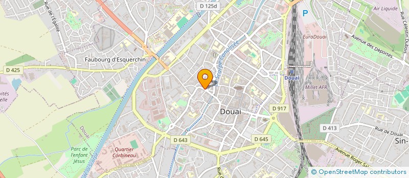 localisation de l'entreprise MADAME NIHAD BENMAMMAR  DOUAI