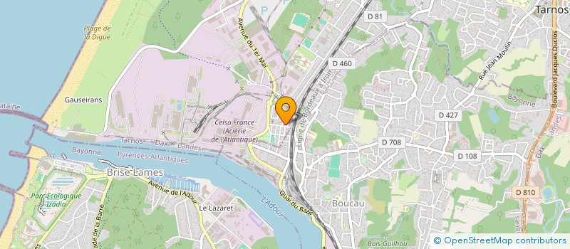 localisation de l'entreprise MADAME NIHAD BENNIS  TARNOS