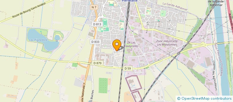 localisation de l'entreprise MADAME NIHAD LAAKROT  PIERRELATTE