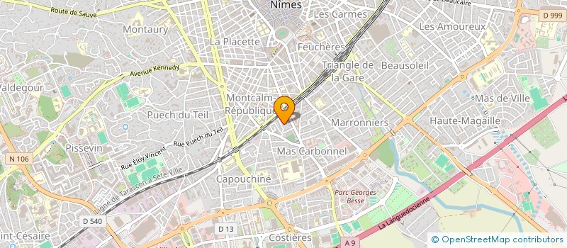 localisation de l'entreprise MADAME NIHAD MOUSSAOUI  NIMES