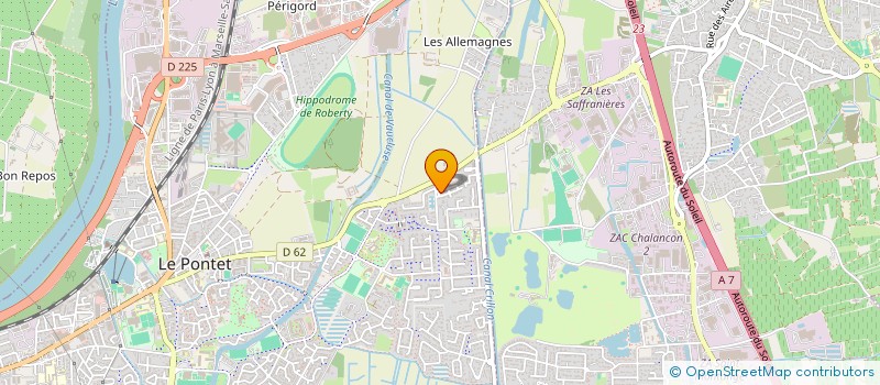 localisation de l'entreprise MADAME NIHADE BOULAHIA  LE PONTET