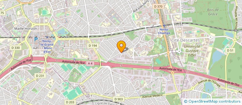 localisation de l'entreprise MADAME NIHAL ECH CHETYOUY  NOISY-LE-GRAND