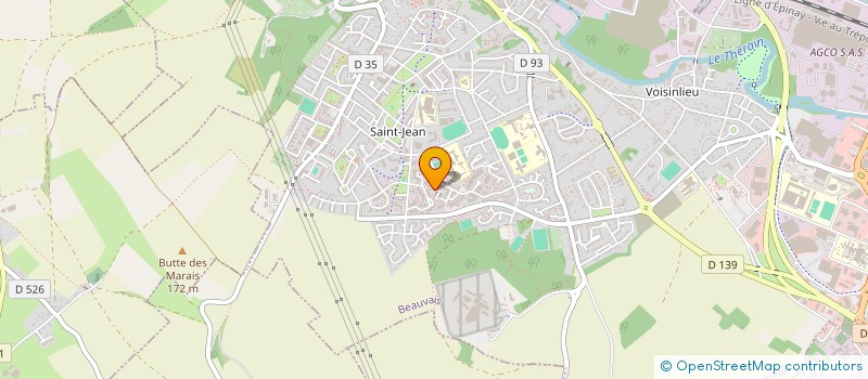 localisation de l'entreprise MADAME NIHAL KHALIS  BEAUVAIS