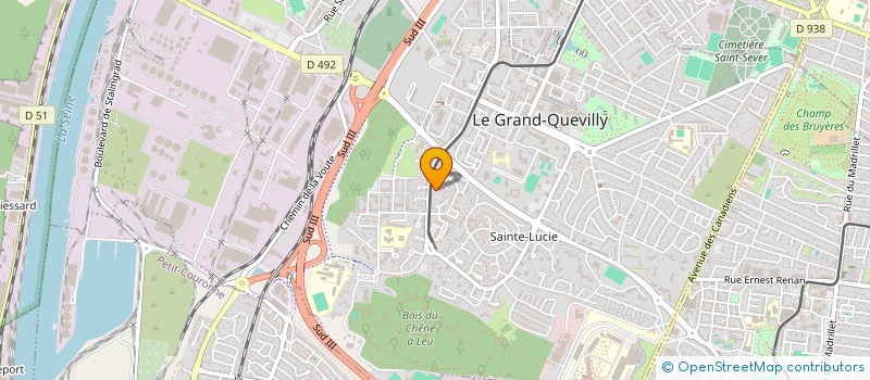 localisation de l'entreprise MADAME NIHED HANNICHE  LE GRAND-QUEVILLY