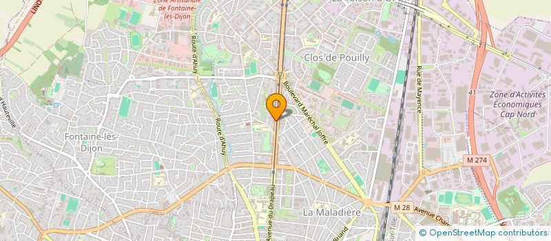 localisation de l'entreprise MADAME NIKA ILMATAR  DIJON