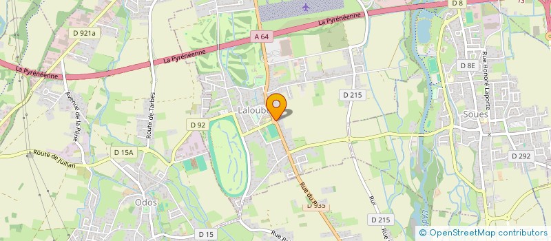 localisation de l'entreprise MADAME NIKA VAHDAT  LALOUBERE