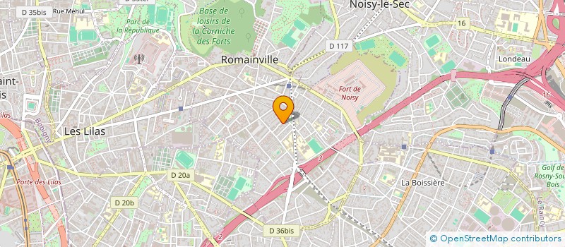 localisation de l'entreprise MADAME NIKELLE MESSI  ROMAINVILLE
