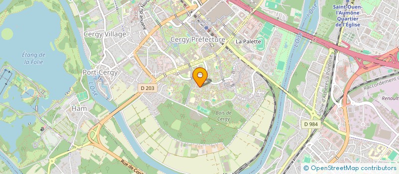 localisation de l'entreprise MADAME NIKHILA THALAKANTI  CERGY