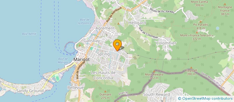 localisation de l'entreprise MADAME NIKITA AMBROSE  SAINT MARTIN