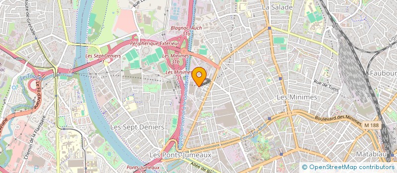 localisation de l'entreprise MADAME NIKITA CONNOR à TOULOUSE