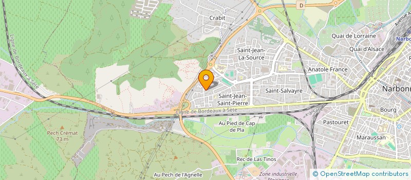 localisation de l'entreprise MADAME NIKITA IVANOFF  NARBONNE