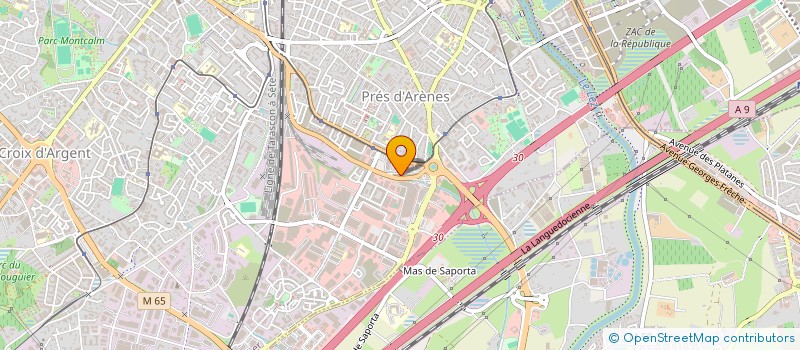 localisation de l'entreprise MADAME NIKITA JOBARD à MONTPELLIER