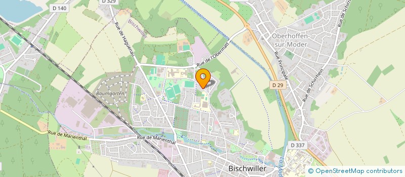 localisation de l'entreprise MADAME NIKITA PELLANDA  BISCHWILLER