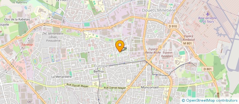 localisation de l'entreprise MADAME NIKITA PINET  TOURS