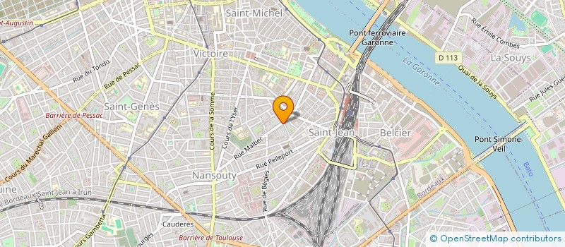 localisation de l'entreprise MADAME NIKOLA DERBIN  BORDEAUX