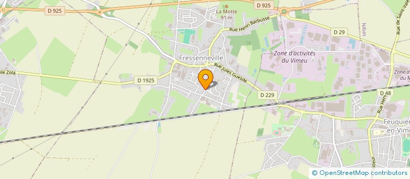 localisation de l'entreprise MADAME NIKOLA KIERYLAK  FRESSENNEVILLE