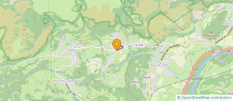 localisation de l'entreprise MADAME NIKOLETT JOOS  SERE-EN-LAVEDAN