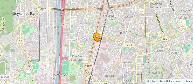 localisation de l'entreprise MADAME NILA DJADAVJEE DARAMSY JANMAMODE à GRENOBLE