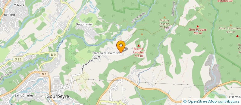 localisation de l'entreprise MADAME NILDA DE LA REBERDIERE à GOURBEYRE