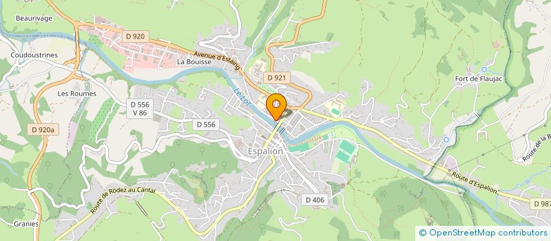 localisation de l'entreprise MADAME NILOOFAR NIKNAM  ESPALION