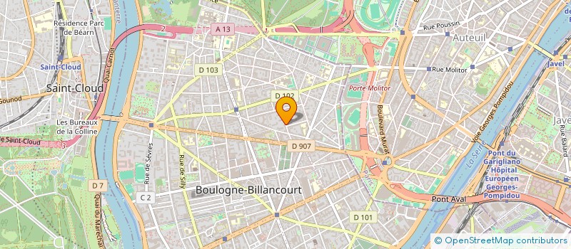 localisation de l'entreprise MADAME NILOUFAR AGHABABAEI à BOULOGNE-BILLANCOURT