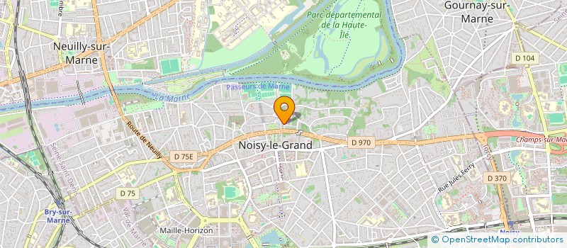 localisation de l'entreprise MADAME NILOUFAR RADJAIE ARBABI  NOISY-LE-GRAND