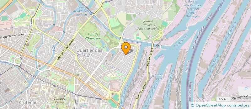 localisation de l'entreprise MADAME NILUFER TEZSAY à STRASBOURG