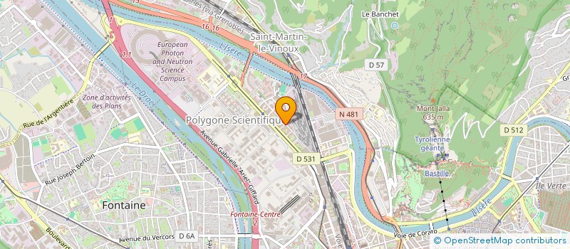 localisation de l'entreprise MADAME NIMA DEMBELE à GRENOBLE