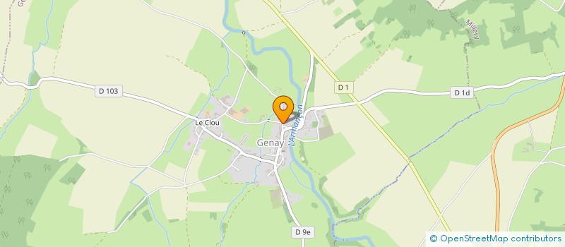 localisation de l'entreprise MADAME NIMO MAHAMOUD AHMED  GENAY