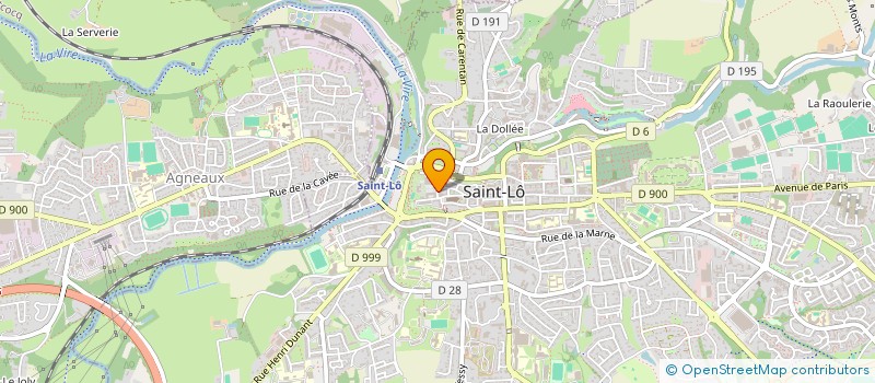 localisation de l'entreprise MADAME NINA AKKARI  SAINT-LO