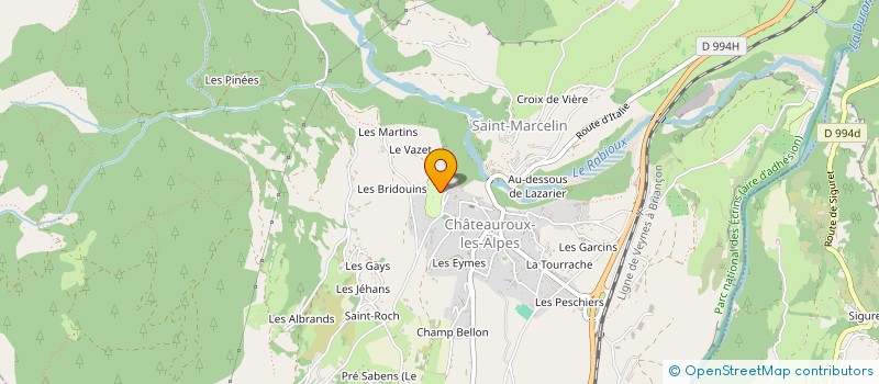 localisation de l'entreprise MADAME NINA ALLAIRE  CHATEAUROUX-LES-ALPES