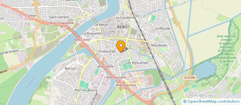 localisation de l'entreprise MADAME NINA AMAR  ARLES