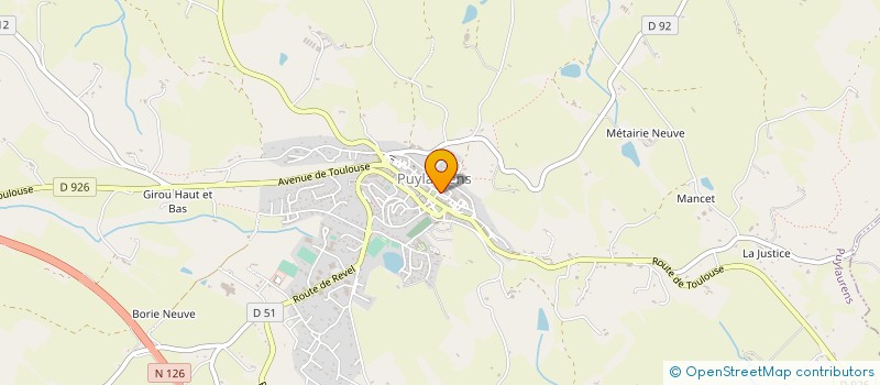 localisation de l'entreprise MADAME NINA ARNAL à PUYLAURENS