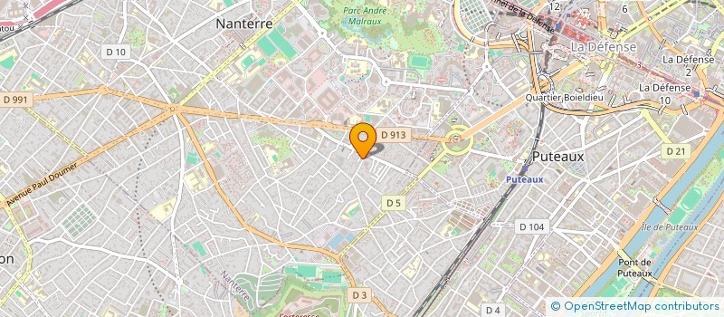 localisation de l'entreprise MADAME NINA AUTHIER  NANTERRE